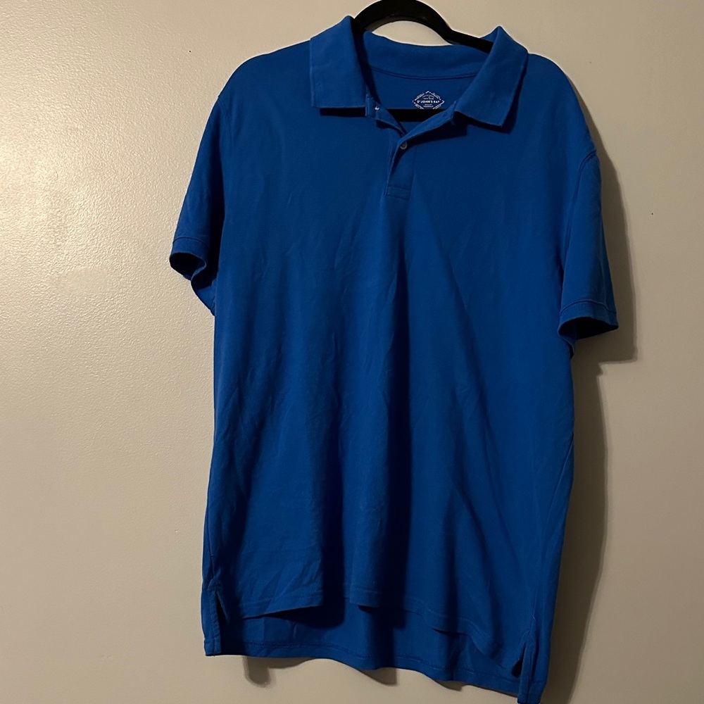 St. John's Bay Vibrant Blue Polo Shirt